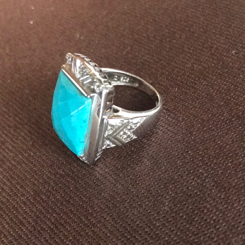 Turquoise and Sterling Silver Ring